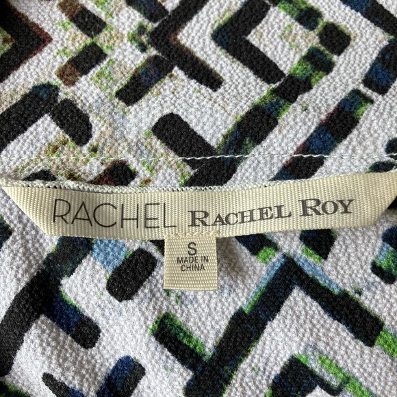 Rachel Roy geometric print tank top. - Picture 2 of 5